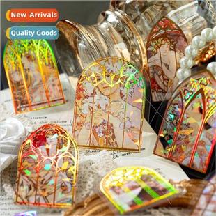 pack Muxia Gallery Column three sticker Retro dimensiona PET