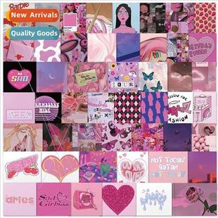 the salt pink pieces gir stickers into handbook magazine