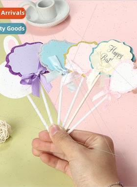 Writable Cake Decoration Inserts Happy Birthday Wishes Cloud