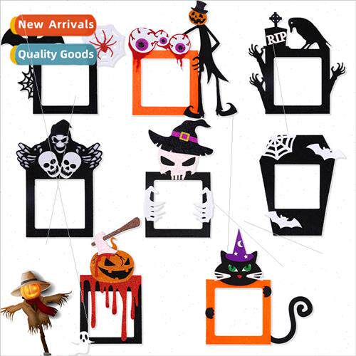 New Halloween switch stickers socket decorative horror felt