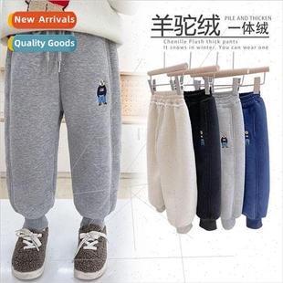 fleece winter pants girls thick extra one all padded Baby