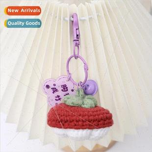 fruit crocheted pendant wool keych Finished knitted handmade