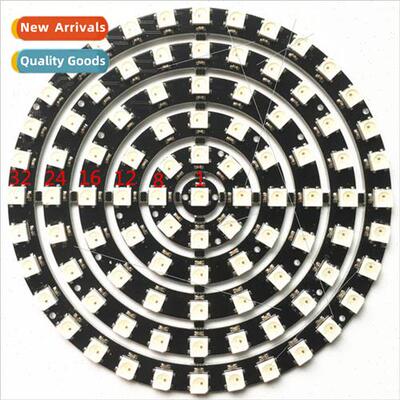 LED Ring Built-in IC Full Color  Control 1-8-12-16-24-32 WS2