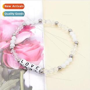 LOVE Letter Diamond Bohemian Beads Bracelet Crystal Style