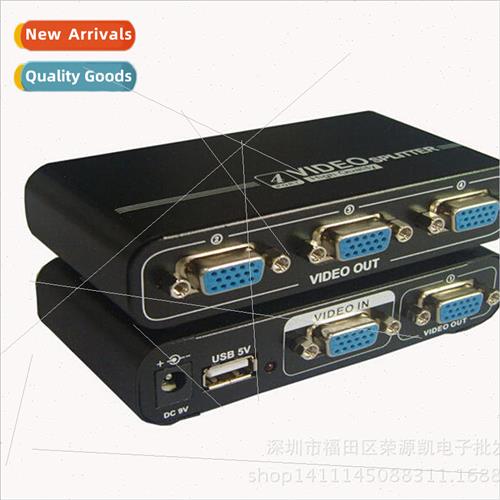 VGA Splitter 4 Port HD 550mhz 1 in 4 out vga-104A. vga split