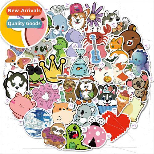 50 pcs of small ears ice cream doodle small animals cute mix