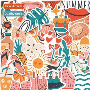 fresh graffiti stickers decorative summer DIY lug cartoon