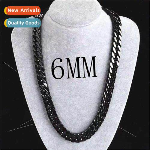 Hot jewelry 6MM stainless steel mens necklaces fashionable a