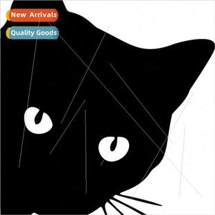 Reflective stickers personalized cartoon cut car cat