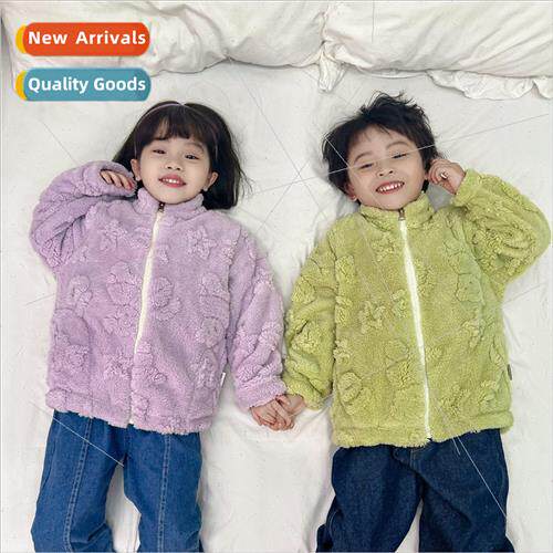23 fall and winter new boys and girls double-sided velvet ja