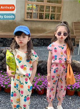 Childrens suit 2023 summer new Korean  of the girls undershi
