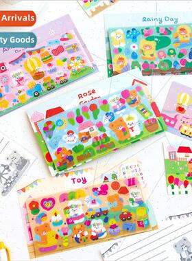 Meet Bikini Bottom Stickers Letterhead Set Scene diy card le