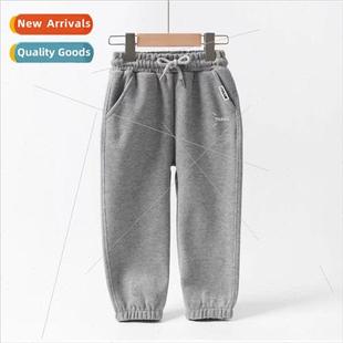 fall sweatpants middle spring childrens and new Boys 2023