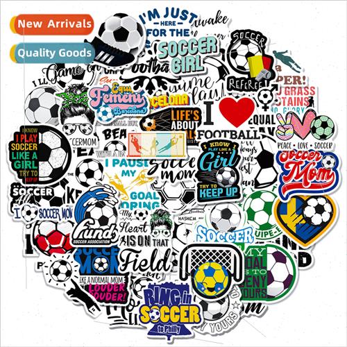 50 pcs of text stickers soccer scoring stickers sports athle