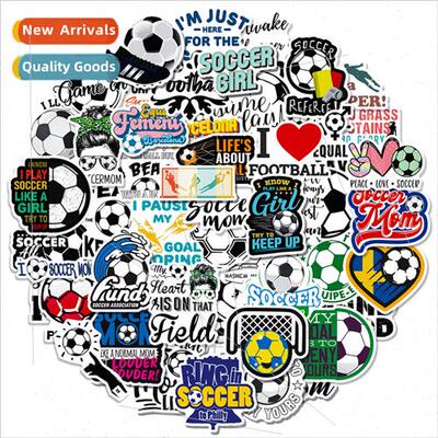 50 pcs of text stickers soccer scoring stickers sports athle