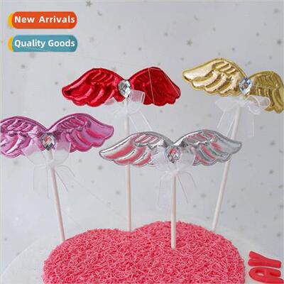 3D Angel Wings Cake Inserts Party Decorations Birthday Cake