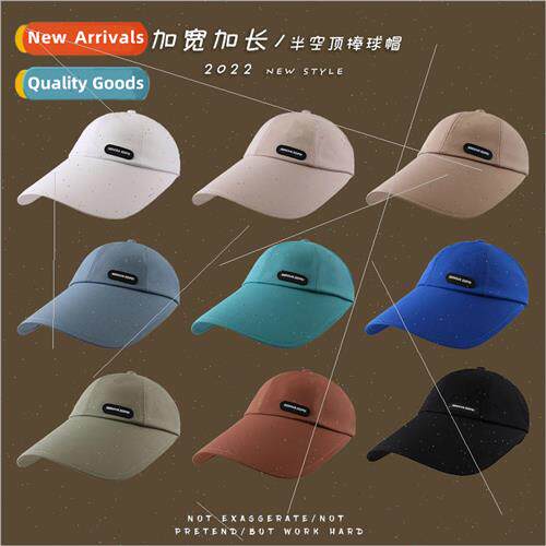Summer semi-hollow top sunscreen baseball cap ing wider and