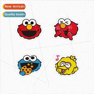Stickers Pack Cartoon Children Set Graffiti Animat Sesame