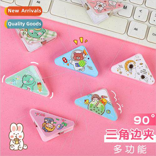 Triangle clip ticket folder note pad edge corner clip studen