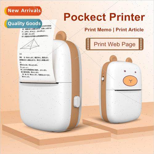 Portable Printer Correction Organizer Assistant Mini Pocket