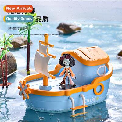 Creative pirate ship piggy bank only into the 2022 new child