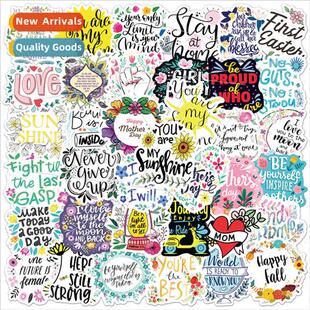 50 inspirational text statements doodle stickers handbook pa