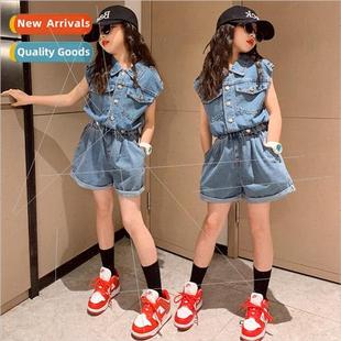 clothing girls the new sui childrens Korean 2023 fashion