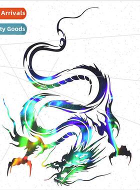 Dragon totem laser colorful car stickers dragon graphics doo