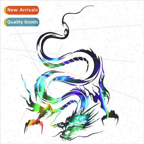Dragon totem laser colorful car stickers dragon graphics doo