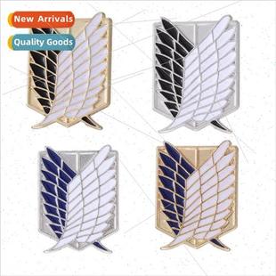 Titan brooch Anime couples Attack fashion clothin cartoon