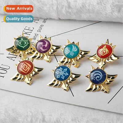 Game around the original God elemental badge jewelry accesso
