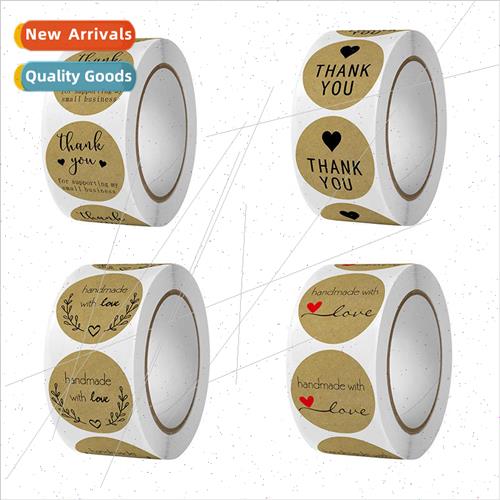 1 inch diy baking cake crafts kraft envelope gift seal stick