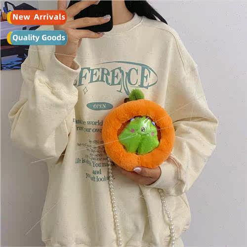 Small fresh fruit plush bag female 2023 fall and winter new