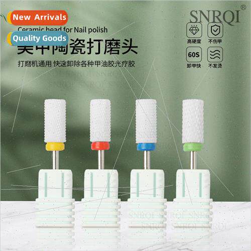 Nail Replacement Grinder ngle Ceramic Flat Top Nail Polish H