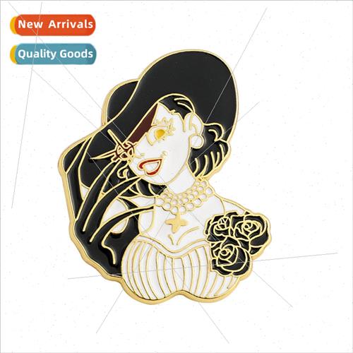 Game Peripheral Resident Evil 8 Mrs. Timiscu Metal Badge Hal