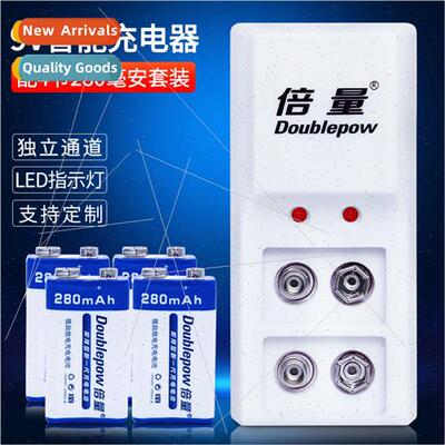 9v rechargeable battery 9 charger set 6F22 microphone wirele