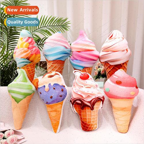 mulation cone decoration model ice cream plush doll ice crea