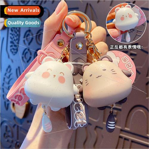 cute cat keychain men and women nd car panda key chain exqui