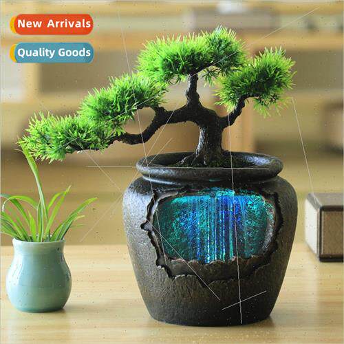 Small wigwam flowing water fountain simple modern bonsai hom