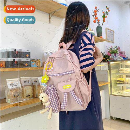 Small fresh shoulder bag female new large-capacity cartoon b