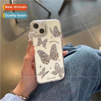 ins aesthetic mirror butterfly iPhone13 premium feeling 14Pr