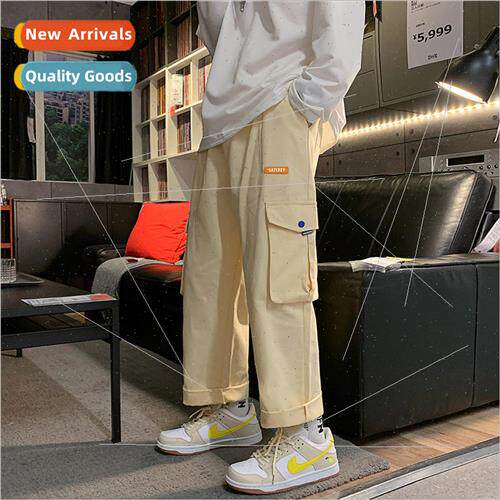 work pants mens youth popular nine-minute pants fashion leis