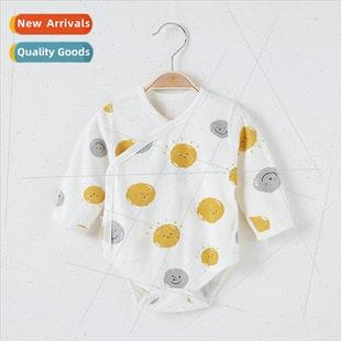 Infant wrap-around clothes spring and fall pajamas bottoming