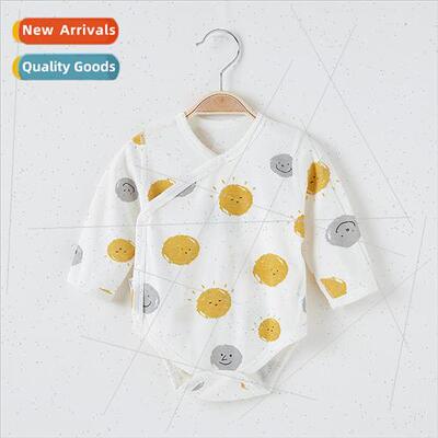 Infant wrap-around clothes spring and fall pajamas bottoming