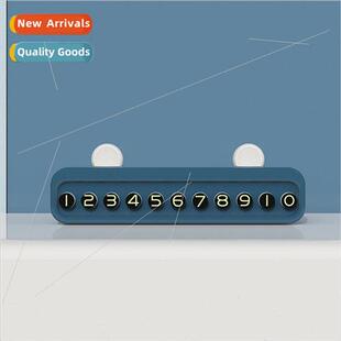 three license plate moving dimensional car Creative parking
