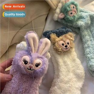 wool breathable and coral winte fall velvet womens New socks