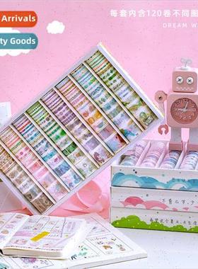 Japanese paper tape set summer love series salt fresh handbo