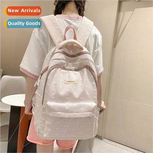Large capacity fashion schoolbag female new small fresh cute