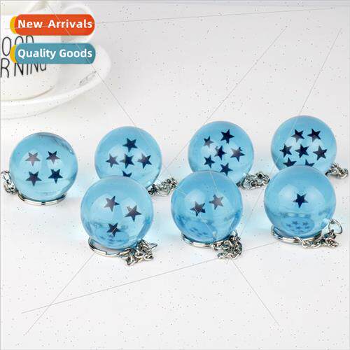 Seven Dragon Ball ball keychain car bag pendant anime jewelr