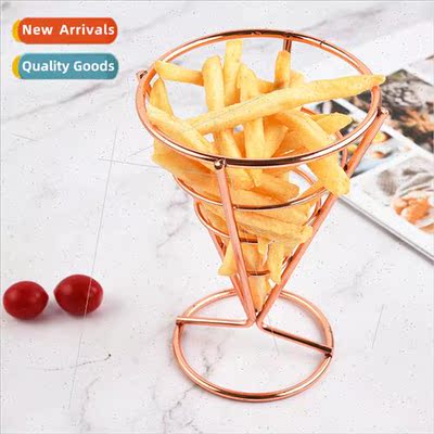 Creative tableware iron snack basket French fries basket min